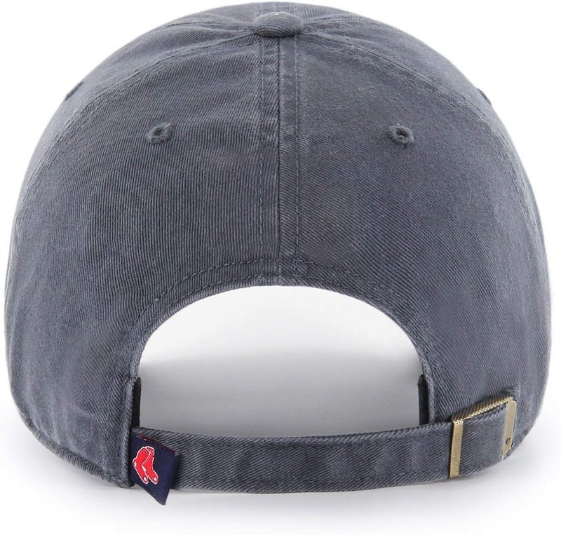 47 Brand MLB Vintage Navy Primary Logo Clean Up Adjustable Baseball Cap Hat, Adult One Size Fits All - Image 2